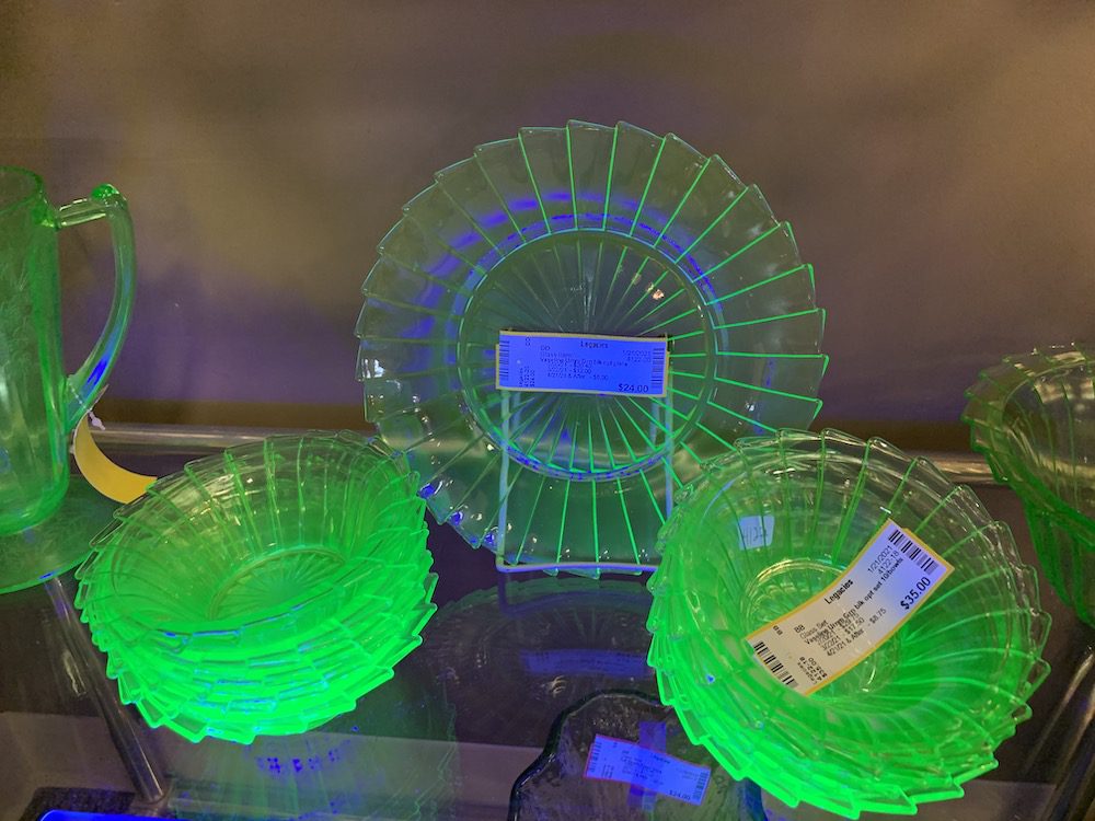 vaseline or uranium glass
