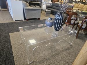 glass coffee table
